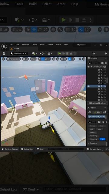#shorts Change Pivot point in Unreal Engine 5 смотреть онлайн