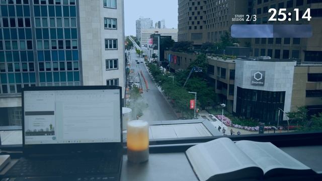 3 часа StudyWithMe On A GLOOMY DAY - Pomodoro 50.10 - Fire Crackling - No Music