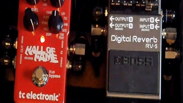 Boss RV-5 / TC Hall of Fame Comparison [Modulate / Church Mode] смотреть онлайн