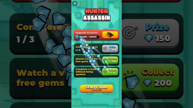Hunter Assassin Level 1 to 150 - Gameplay Walkthrough Part 1 смотреть онлайн