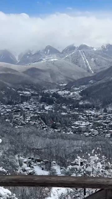 Вид на Красную поляну