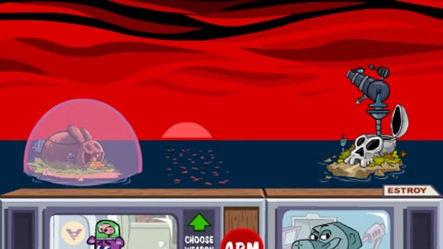 Grim & Evil - Battle Forts - Cartoon Network (Shockwave) смотреть онлайн