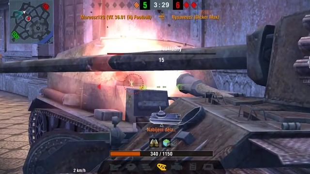 •VK 36.01 (H) koloban 1 vs 3 | world of tanks blitz Replay смотреть онлайн