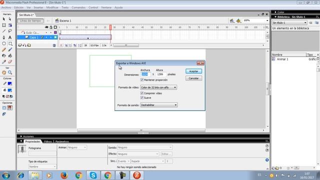 PUBLICACION Y EXPORTAR PELICULA EN FLASH смотреть онлайн