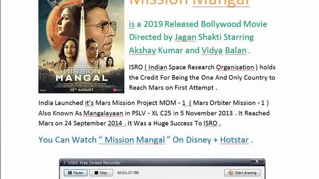 Mission Mangal Movie Short Story l Mission Mangal Summary . смотреть онлайн