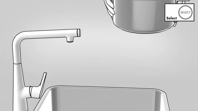 Hansgrohe Select Kitchen mixer with swivel spout смотреть онлайн