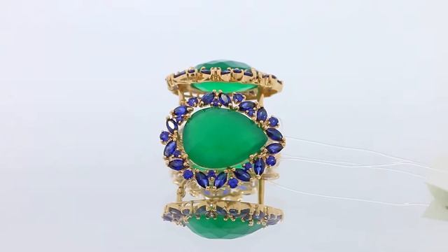 Золотые серьги арт. 724489