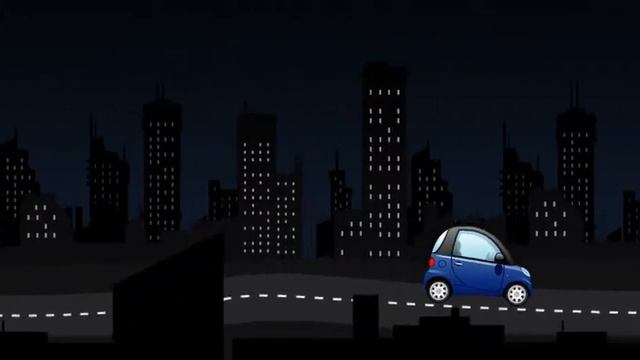 Cityscape Car Animation смотреть онлайн