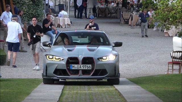 BMW M4 CSL spotted driving! смотреть онлайн