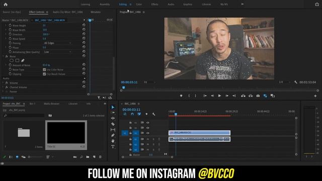 EASIEST VHS Video Effect in Premiere Pro (No Plugins Tutorial) смотреть онлайн