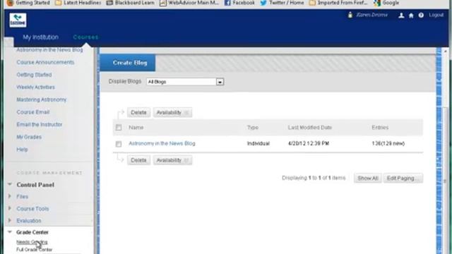 Introduction to Blackboard Learn 9.1 Service Pack 9 смотреть онлайн