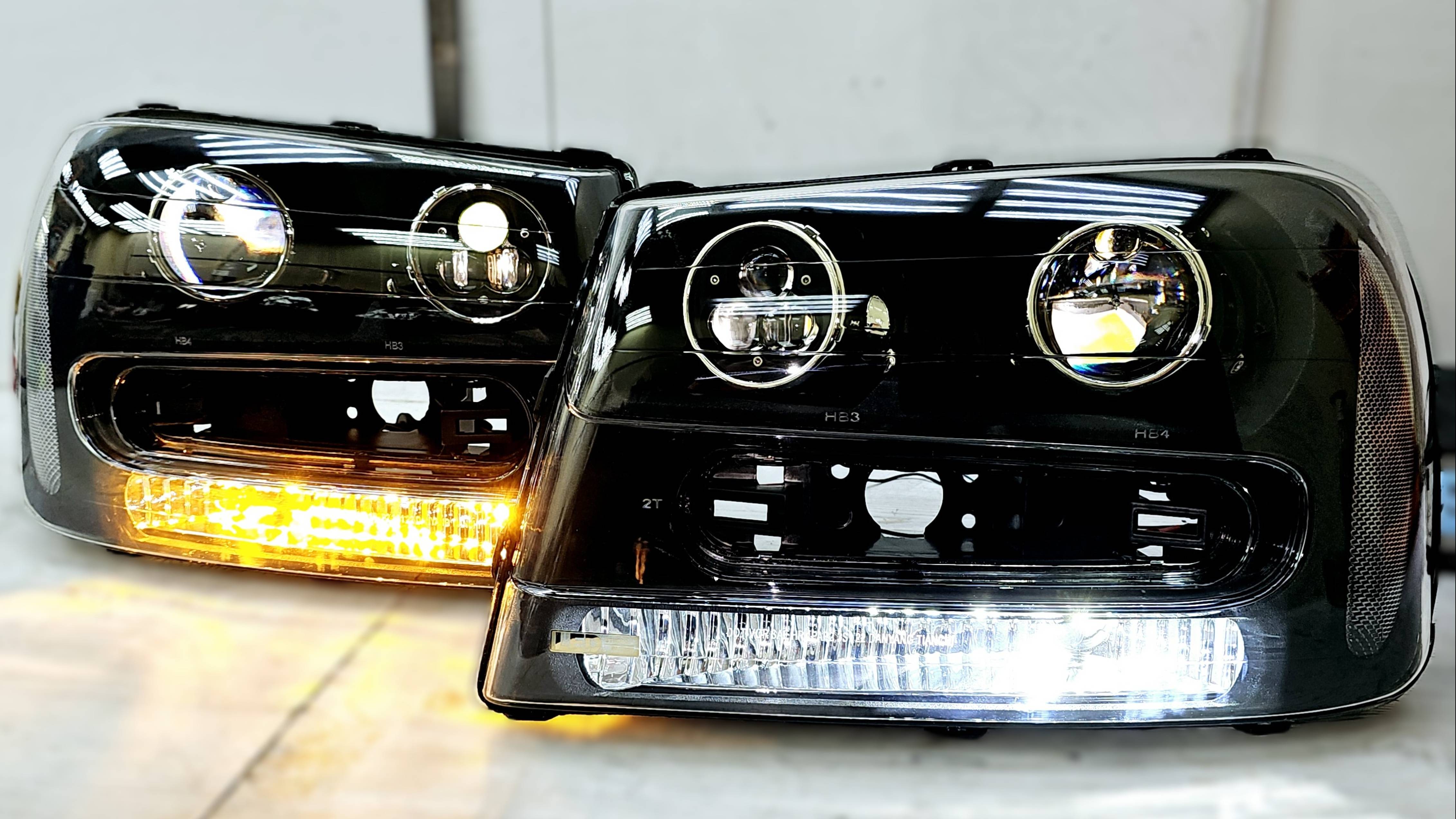 Chevrolet TrailBlazer светодиодный тюнинг комплект фар от ledstudio смотреть онлайн