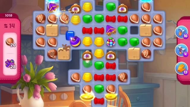 HomeScapes Level 1018 No Boosters (25 Moves)