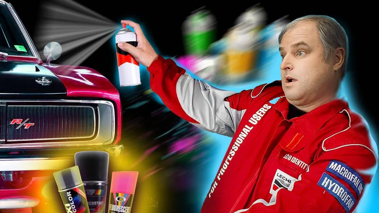 Как круто покрасить баллончиком авто, бампер и крыло своими руками без шлифования | Лайфхак покраски смотреть онлайн