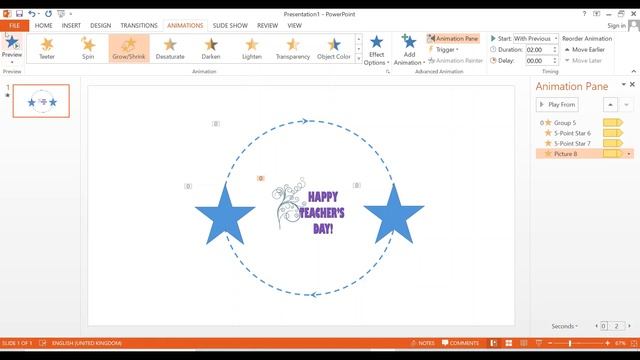 How to Celebrate Teachers Day Online-Creating Animated Gif's Using PowerPoint for Teachers Day 2020 смотреть онлайн