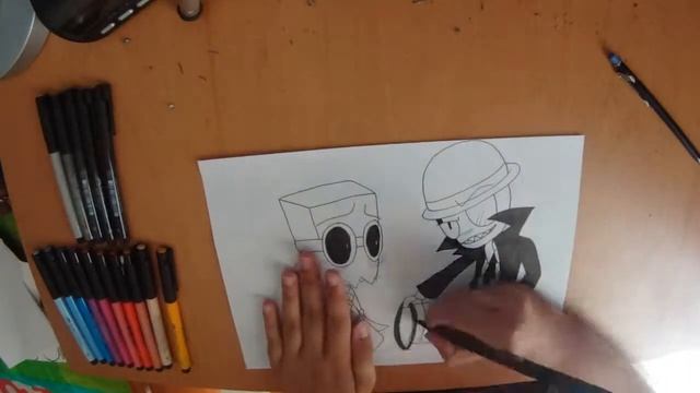 Dr. Flug And Black Hat Chibis Speedpaint