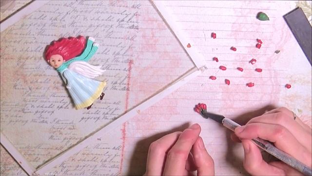 Брошка Ангел из полимерной глины смотреть онлайн