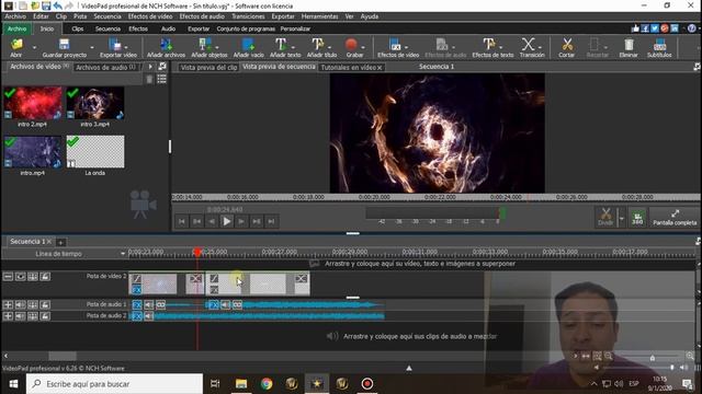 como crear una intro original y personal para youtube usando videopad смотреть онлайн