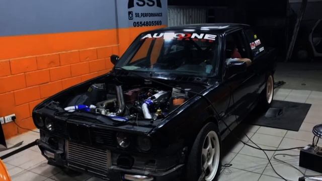 BMW E30 S2K | Swap F2.0L Turbo 10 psi Dyno смотреть онлайн