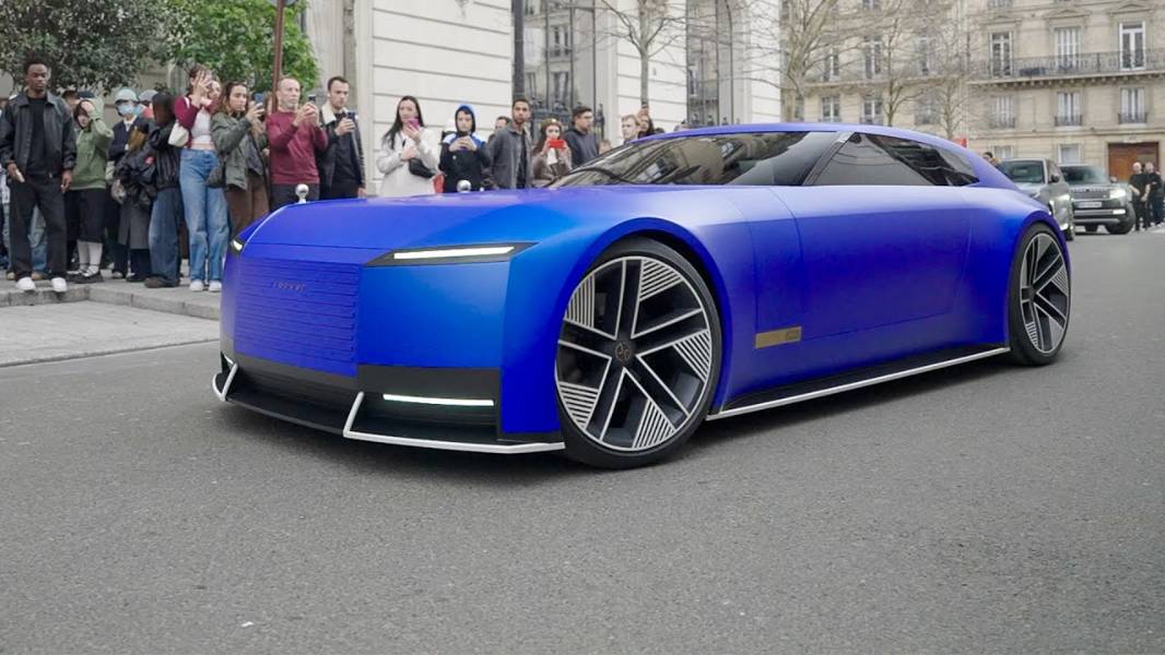 Jaguar Type 00 впервые замечен на улице! смотреть онлайн