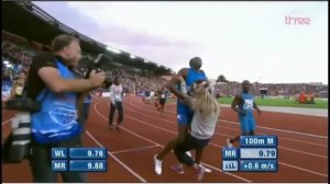 Усейн болт наехал на девочку