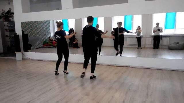 Denis Abramenkov, Marina Starostina. Mambo solo.Count. Abacan. Dancing Spring 2017 смотреть онлайн