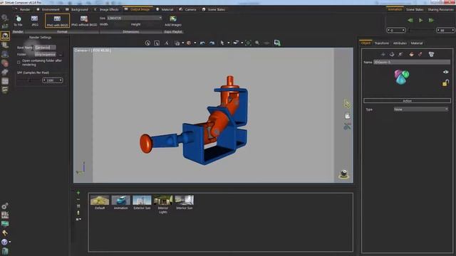 SimLab Composer Integration with SolidWorks (w/ Animation) смотреть онлайн