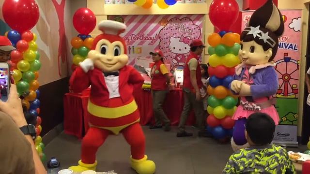 ZXJ | Twirlie and Jollibee Dance “I Love You Sabado” | Ate Tia’s Birthday Party смотреть онлайн