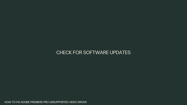 How To Fix Adobe Premiere Pro Unsupported Video Driver (2023 Guide) смотреть онлайн