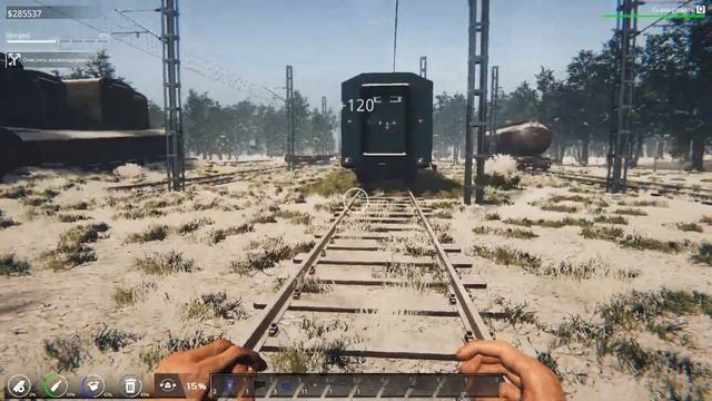 Train Station Renovation #15 День 15 Продолжение катаемся на дрезине