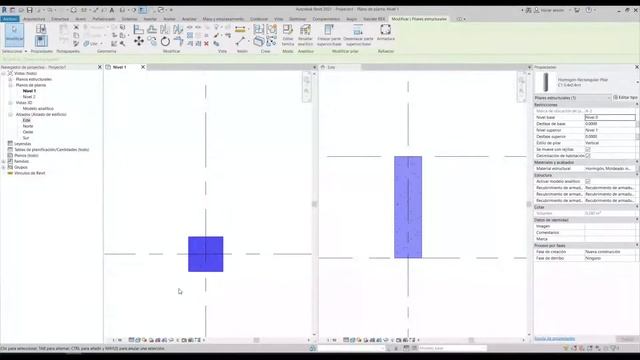 Revit Structures 🏢 /V002. Creación de Columnas смотреть онлайн