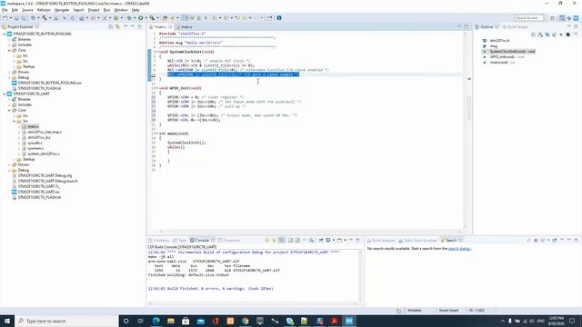 [STM32F103] Lập trình giao tiếp nút bấm sử dụng kỹ thuật polling смотреть онлайн