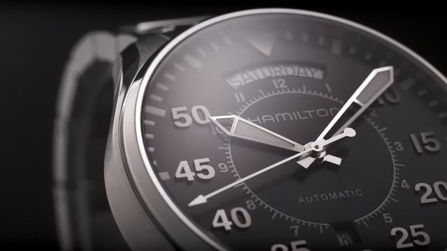 Khaki Aviation Pilot Day Date Auto | 42mm | Hamilton Watch смотреть онлайн
