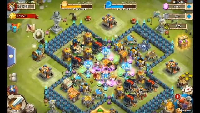 Битва Замков #2 / Роллинг героев на 10000 самоцветов / Castle Clash смотреть онлайн