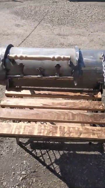 Мангал из газового баллона своими руками доработанная версия смотреть онлайн
