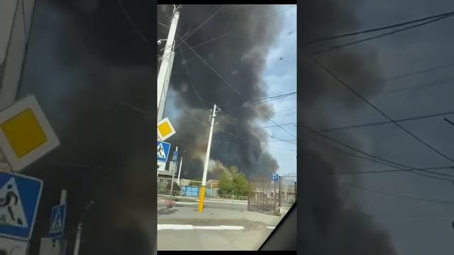 силый пожар в Костанае #новости #костанай #казахстан смотреть онлайн