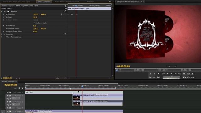 DVD Box & Disc Animation In Premiere Pro CS5.5 By NLE Ninja
