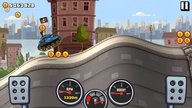TANK Max Improvement - Hill Climb Racing 2 Game for Kids смотреть онлайн
