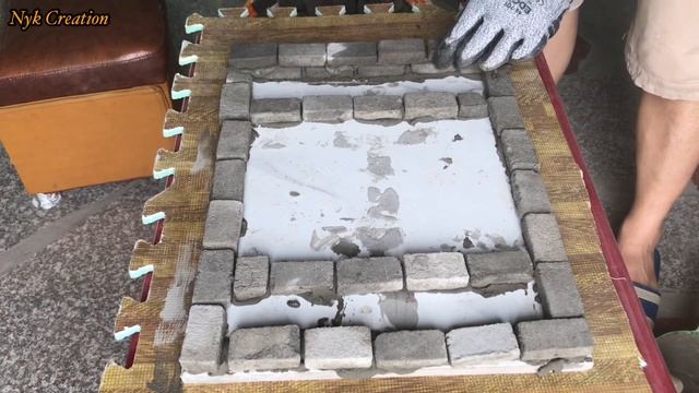 Cement project, make a potted plant and simple miniatures - Nyk Creation смотреть онлайн