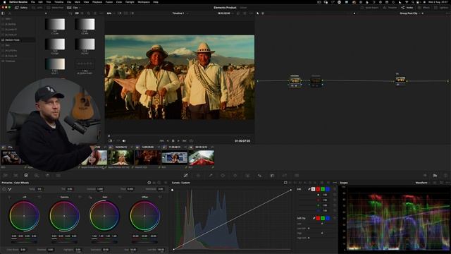 Free Colour Grading Tools for Davinci Resolve - Custom Curve Powergrades смотреть онлайн