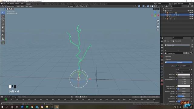 Blender Tutorial : lightning | Thunder or Electricity Animation in Blender 3 смотреть онлайн