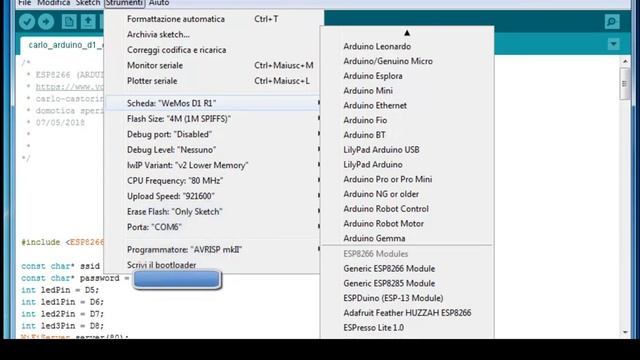 arduino d1 wemos D1 R2 eps8266 смотреть онлайн