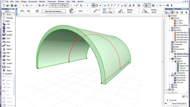 The ARCHICAD Shell Tool - Using composite structures for shells смотреть онлайн