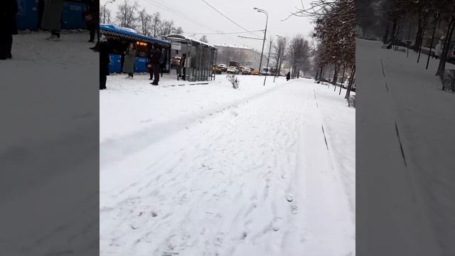 снегопад Москва 6 декабря 2018 г. смотреть онлайн