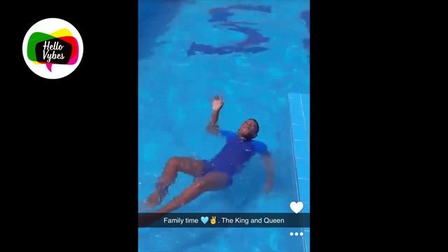 Shatta Wale Flaunts $300k Richard Mille Watch As His Children Displayed Swimming Talents In A Pool смотреть онлайн