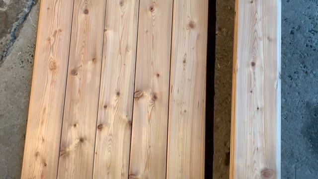 Планкен скошенный, лиственница, сорт ВС, 20х140 смотреть онлайн