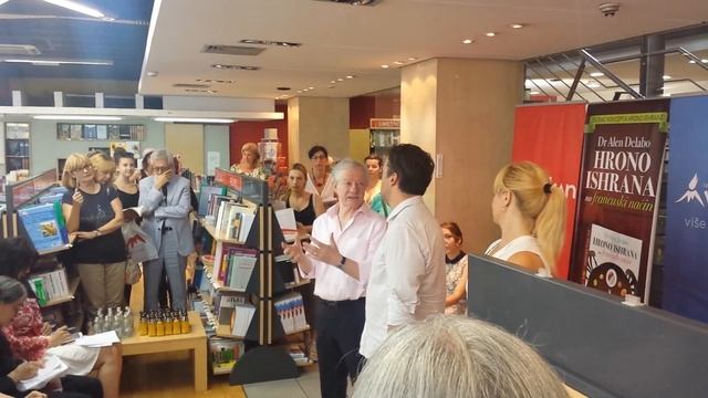 Promocija knjige Hrono ishrana na francuski način, dr Alena Delaboa, Vulkan izdavaštvo смотреть онлайн