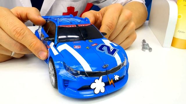 Тобот застрял в зыбучих песках! Роботы Трансформеры в видео для мальчиков Доктор Ой смотреть онлайн