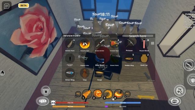 Giving Soup To Homeless Player In Demonfall