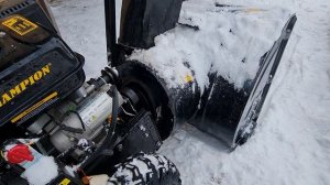 Снегоуборщик Champion 662E Замена ремня шнеков